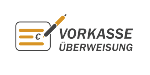 Vorkasse &Uuml;berweisung