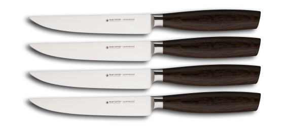 SIZE S SMOKED OAK Steakmesserset 4-teilig 
