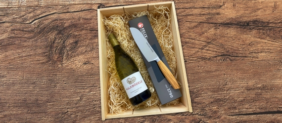 SOMMER EDITION Ein scharfes Geschenk(Messer trifft Wein) 